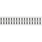 Brady NL-W75-X self-adhesive label Rectangle Removable Black, White 80