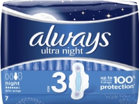 Always Ultra Night Sanitetshanddukar 7 st.