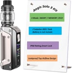 Aegis Solo 3 Kit 100 W S100 Kit with Z Subohm 2021 Tank 5.5ml, Woking Modes- Smart/Memory/Eco-Smart Lock - IP68 Rating