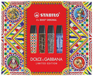 Coffret 4 Surligneurs STABILO BOSS ORIGINAL x D&G Edition limitée