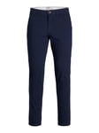 Jack & Jones Mens Chino Trousers Slim Fit Zip Fastening Trouser Normal Rise pant