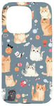 iPhone 15 Pro Adorable Cat Patterns Design Cute kittens patterns Case