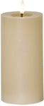 Flamme Flow Batteridrivet Blockljus 17,5cm Beige