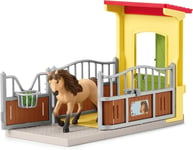 SCHLEICH, Box avec Poney Islandaise - Extension Ferme Éducative, échelle , SH...