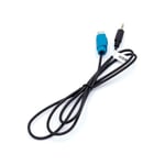 Vhbw - Câble adaptateur aux pour radio de voiture (120 cm) compatible avec Alpine CDA-9886R, CDA-9887R, CDA-9884R, CDA-9885R, CDA-9883R