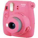 Fujifilm Instax Mini 9 Compact Instant Film Camera: Flamingo Pink