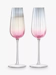 LSA International Dusk Champagne Flutes, 250ml, Set of 2