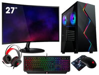 VIST PC Gaming Ryzen 7 5700G - RAM 32Go - RX VEGA8 - SSD 1To M.2 - WIFI - LCD 27 - Windows 11 Pro