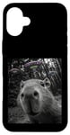 Coque pour iPhone 16 Plus Capybara Selfie avec Alien OVNI Hommes Femmes Garçons Filles Enfants