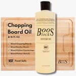 Boos Block Mystery Oil (16 oz) - Wood Chopping Board Oil - Cutting Board Oil - Kitchen Worktop Oil - Butchers Block Oil - Food Grade Mineral Oil - Food Safe Wood Oil