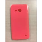 COQUE EN SILICONE SOUPLE POUR MICROSOFT LUMIA 550 ROSE