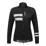 Wosawe-Veste D'équitation À Manches Longues En Cachemire Pour Femme,Manteau Chaud,Coupe-Vent,Imperméable,Sourire,Vêtements De Vélo,Automne,Hiver