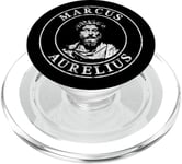 Le Grand Stoïcien Marc Aurèle - vintage PopSockets PopGrip pour MagSafe