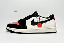 Nike Air Jordan 1 Retro Low OG Paris St PSG Infrared Black Pink 23 UK Size 11.5