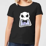 Nightmare Before Christmas Jack Skellington Angry Face Women's T-Shirt - Black - M - Noir