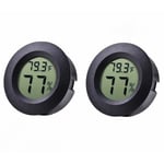 2-pack Mini Termometer Hygrometer Kylskåp Frys Elektronisk