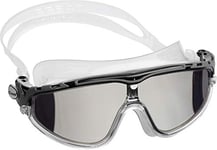 Cressi - Skylight Goggles Sil ,Clear/Frame Black Grey Mirrored Lens