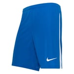 Nike Shorts Dri-FIT League III - Blå/Hvit Barn, størrelse XS: 122-128 cm