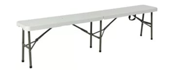 Banc de jardin pliant 3 places 180 cm