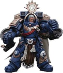 BLOOMAGE JOYTOY (BEIJING) TECH Warhammer 40k Figurine 1/18 Ultramarines Chapter Master Marneus Calgar 12 cm