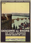 TOURISME AVIGNON Rnhr-POSTER 45x60cm d'une AFFICHE VINTAGE