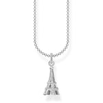 THOMAS SABO Collier tour Eiffel en argent sterling 925 pour femme 38-45 cm