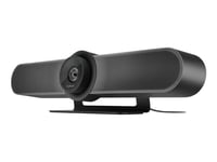 Logitech Meetup - Konferansekamera - Panorering / Tipping - Farge - 3840 X 2160 - Lyd - Trådløs - Bluetooth Le / Nfc - Usb 3.0 - Mjpeg