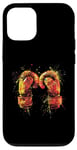 Coque pour iPhone 12/12 Pro Gants de boxe aquarelle