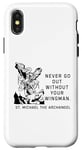 iPhone X/XS Never Go Out Without Your Wingman Christian Faith Case