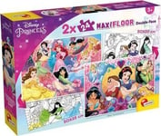 Dubbelsidigt 2X24el Maxi Golvpussel Prinsessor Prinsessa Lisciani 91720