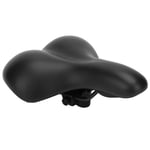 DAUERHAFT Bike Seat Cover Padded Non Slip Outdoor Riding Mountain Bicycle Saddle Seat Thicken Hollow,Fit Stationary Bycicle(black)