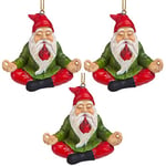 Design Toscano QM917010 Boule de Noël - Jardin Gnomes Figurine - Zen Garden Gnomes Set - Méditer Statues Gnome