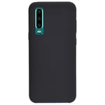 Coque Huawei P30 Silicone SoftTouch Noire Bigben - Neuf