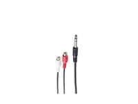 Shiverpeaks Bs30461 Audio-Kabel 0,2 M 6.35Mm 2 X Rca Schwarz - Rot - Weiß (Bs30461)