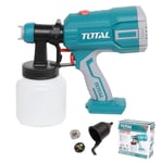 Total Li-Ion 20V Cordless Spray Gun Fence Paint Sprayer Walls (Battery not inc)