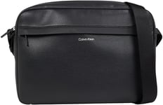 Calvin Klein Sac à Bandoulière Homme Must Messenger Moyen, Noir (Ck Black Pebble), Taille Unique