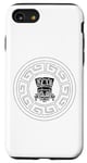 Coque pour iPhone SE (2020) / 7 / 8 Roi aztèque de la civilisation mexicaine Tlaloc Mythologie