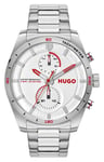 HUGO 1530373 Men's #Fast (44mm) White Dial / Stainless Steel Watch