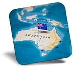 Awesome Fridge Magnet - Australia World Map Flag  #44172