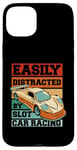 Coque pour iPhone 15 Plus Easily Distracted By Slot Car Racing RC Car Minicar Slot