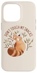 iPhone 14 Pro Max Don't Touch My Snacks Red Panda Bamboo Cute Funny Kawaii Case