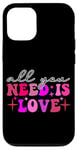 iPhone 12/12 Pro All You Need Is Love Retro Aesthetic Case