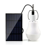 KK.BOL Lampes solaires rechargeables 1,2 W pour la maison, éclairage d'urgence, lampe de nuit mobile, tente solaire