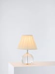 Laura Ashley Lydia Crystal Ball Table Lamp, Clear