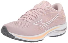 Mizuno Wave Rider 25 pour Femme Basket, Violet pâle et Blanc, 41 EU