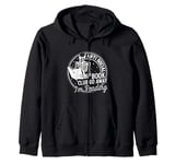 Anti Social Book Club Go Away I'm Reading Funny Bookworm Zip Hoodie