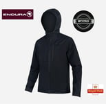 Endura Humvee Waterproof Hooded Cycling Jacket - Black - Size M - RRP£115