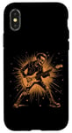 Coque pour iPhone X/XS Rock n Roll Rockabilly Heavy Death Metal Musique Guitares