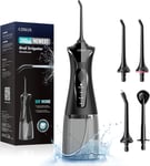 COSLUS Water Teeth Flosser Picks: 4 Modes Cordless Irrigator 300ML Portable for