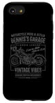 iPhone SE (2020) / 7 / 8 Dennis's Garage Motorcycle Design for the Name Dennis Case